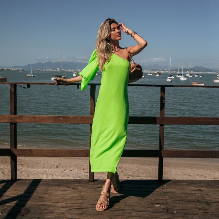 Imagem de Vestido Roberta Verde Desnude