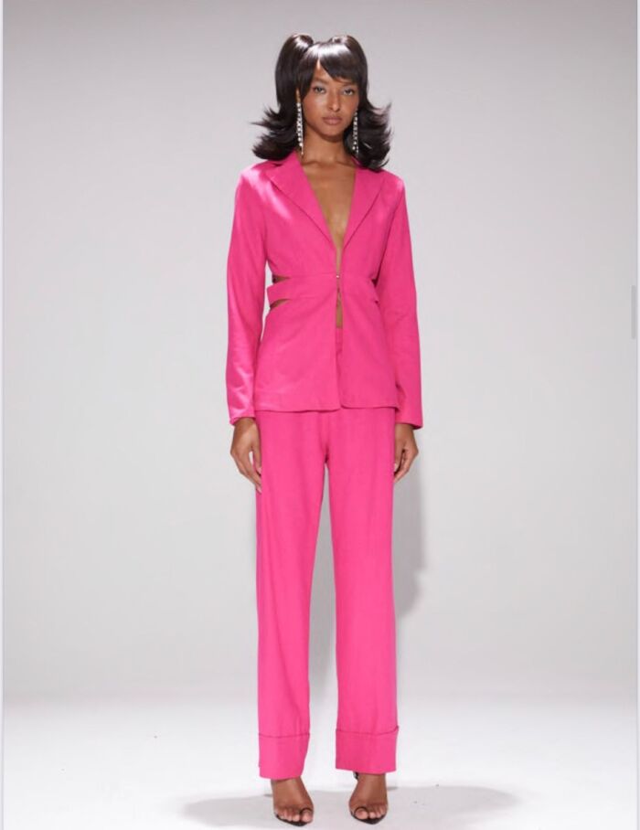 Imagem de Conjunto Linho Rosa Morina