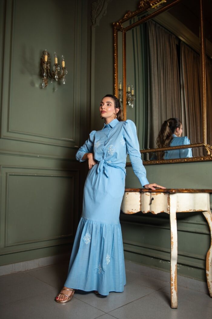 Imagem de Conjunto Kate Azul D´teliê