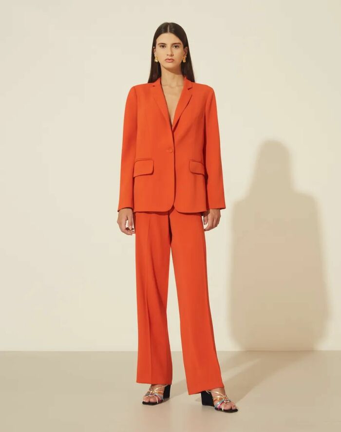 Imagem de Blazer Classic Js Luna Laranja Amissima