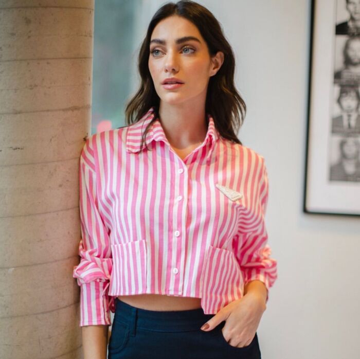 Imagem de Camisa Jade Rosa Chocoleite