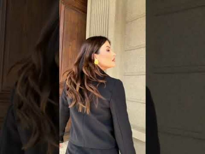 Imagem de Calça Crepe Recortes Preta Luzia Fazzolli