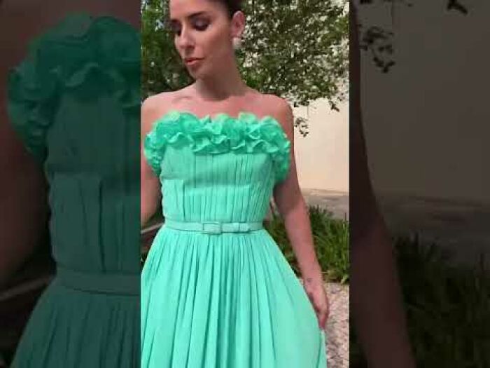 Imagem de Vestido Fiorela Verde Água D´teliê
