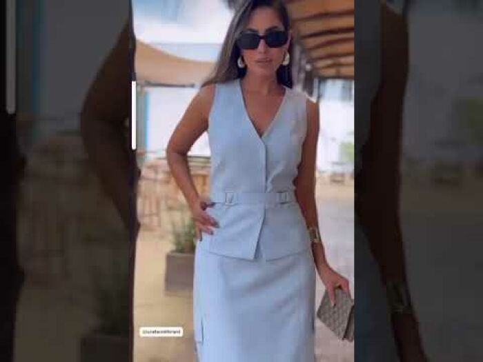 Imagem de Conjunto Alfaiataria Detalhe Metais Luzia Fazzolli