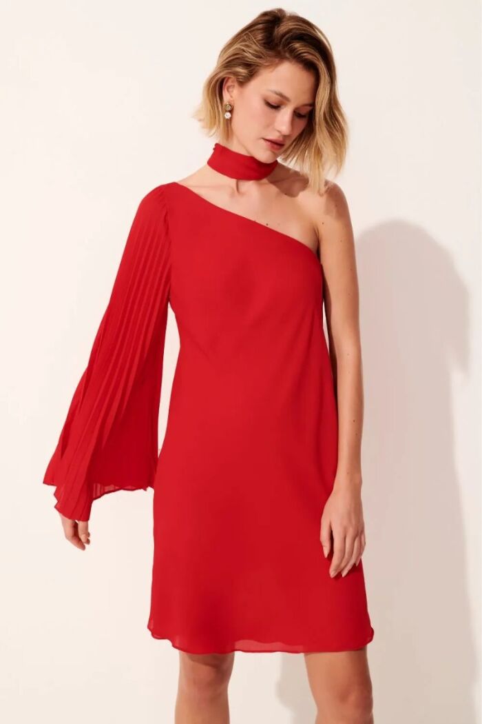 Imagem de Vestido Madalena Vermelho Le Blog