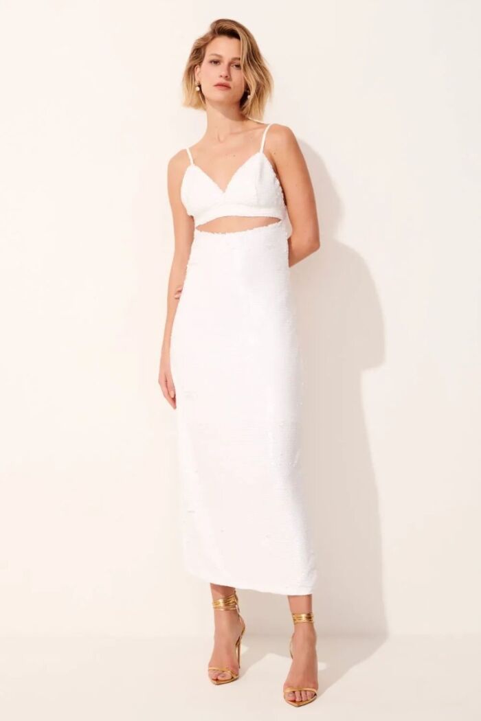 Imagem de Vestido Brenda Off White Le Blog
