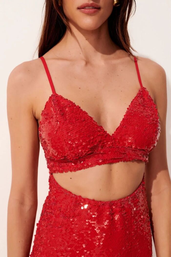 Imagem de Vestido Brenda Vermelho Le Blog