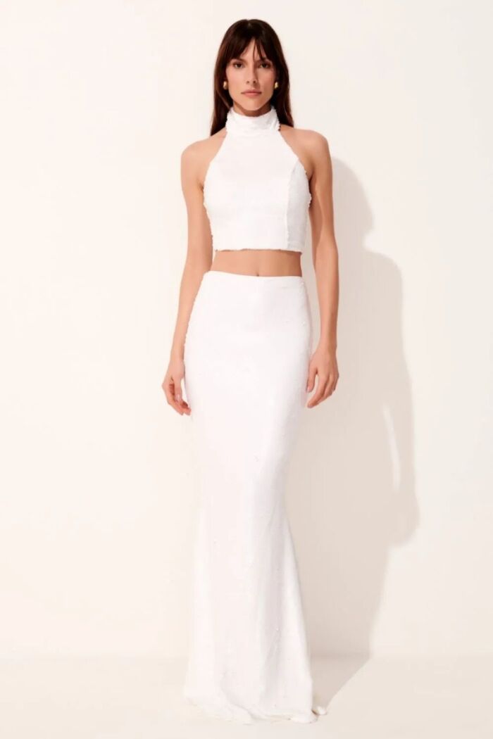 Imagem de Saia Verena Branca Le Blog