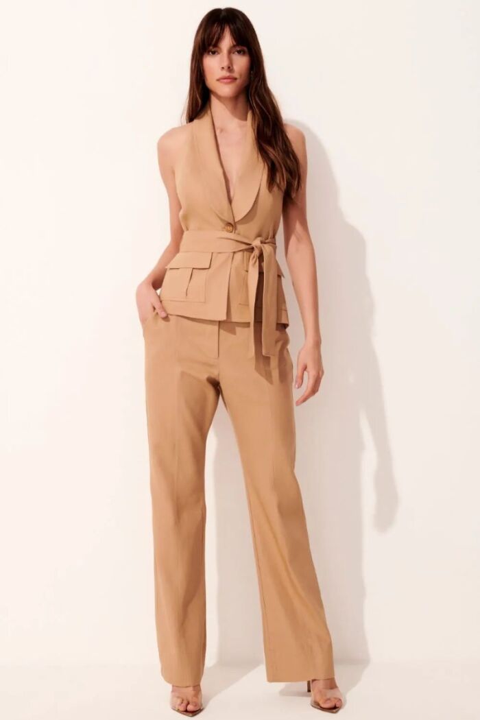 Imagem de Colete Sandra Caqui Latte Le Blog