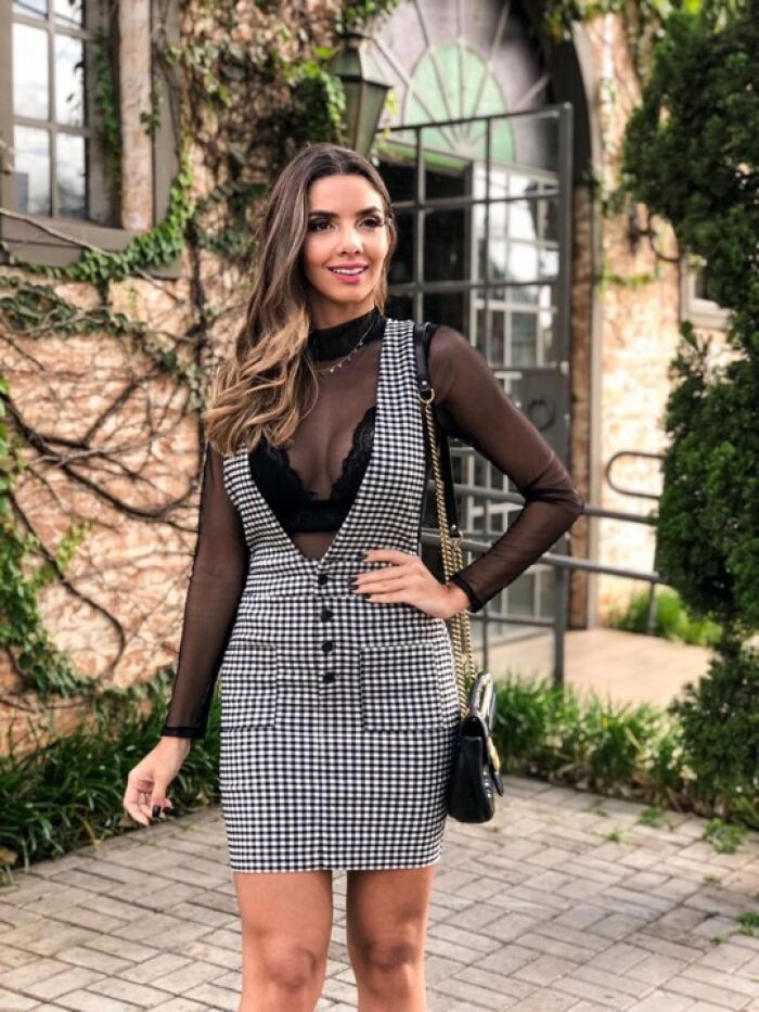 Imagem de Jardineira Linho Spandex