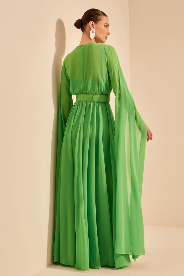Imagem de Vestido Capa Tiana Verde Ave Rara
