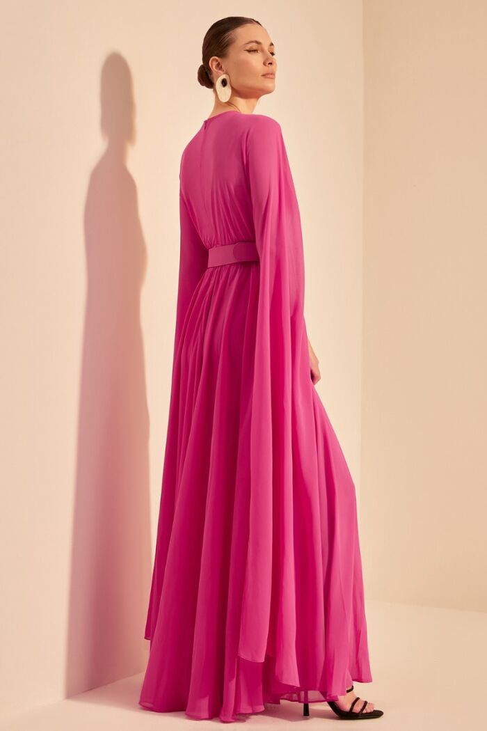 Imagem de Vestido Capa Tiana Pink Ave Rara