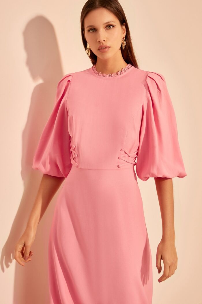 Imagem de Vestido Longo Mayfair Rosa Ave Rara