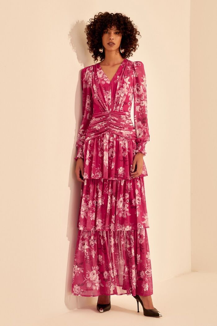 Imagem de Vestido Longo Verona Pink Ave Rara