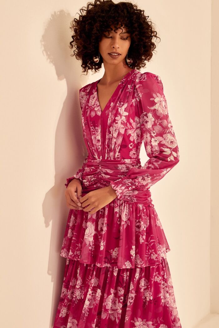 Imagem de Vestido Longo Verona Pink Ave Rara