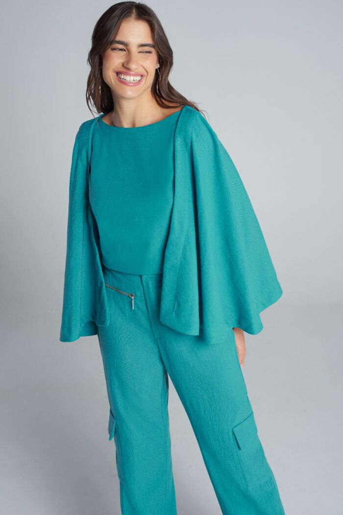 Imagem de Blusa Capa Chlo Regina Salomão