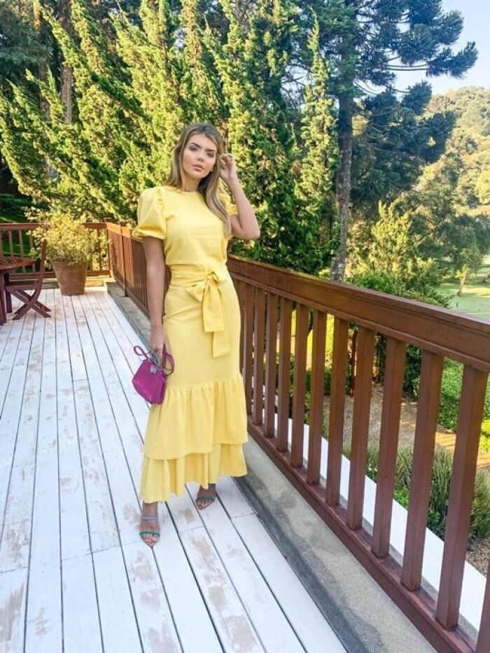 Imagem de Saia Longa Aquarella