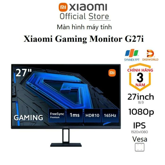 Imagem de Monitor Xiaomi Mi G27I Gaming FHD 27 IPS DP/HDMI 52758-ELA5377US-P27FBB-RGGL | Atacado Imports Oficial