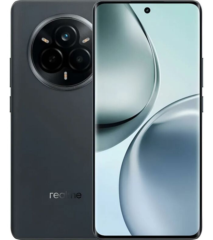 Imagem de Smartphone Realme 14 PRO 5G 12GB de RAM 256GB Dual Sim NFC prova d'agua, Tela 6.77"- Cinza