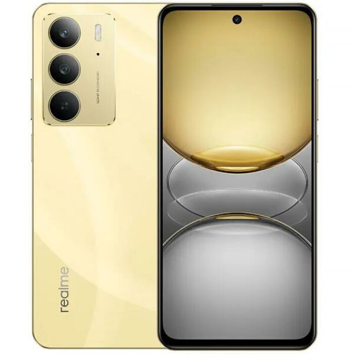 Imagem de Celular realme C75 RMX3941 NFC Dual SIM de 128GB 8GB RAM de 6.72 50MP 8MP - Lightning Gold (Anatel)