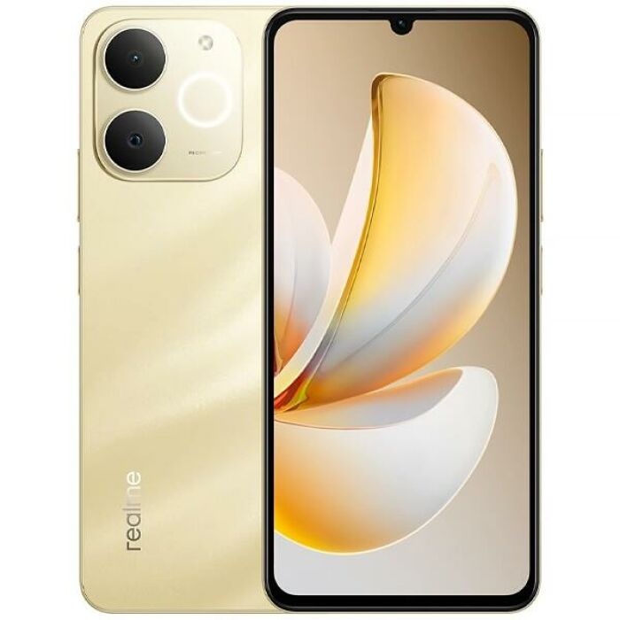 Imagem de Celular realme Note 70 RMX5313 Dual SIM de 256GB 8GB RAM de 6.74 13MP 5MP - Beach Gold (Anatel)