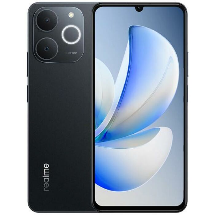 Imagem de Celular realme Note 70 RMX5313 Dual SIM de 256GB 8GB RAM de 6.74 13MP 5MP - Obsidian Black (Anatel)