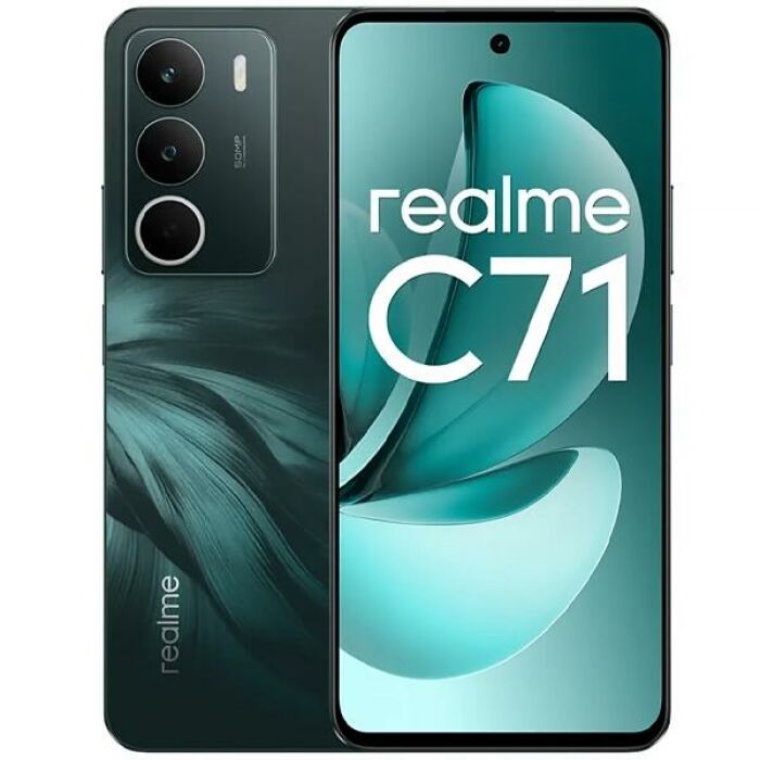 Imagem de Celular realme C71 RMX5303 Dual SIM de 128GB 4GB RAM de 6.67 50MP 5MP - Forest Owl (Anatel)