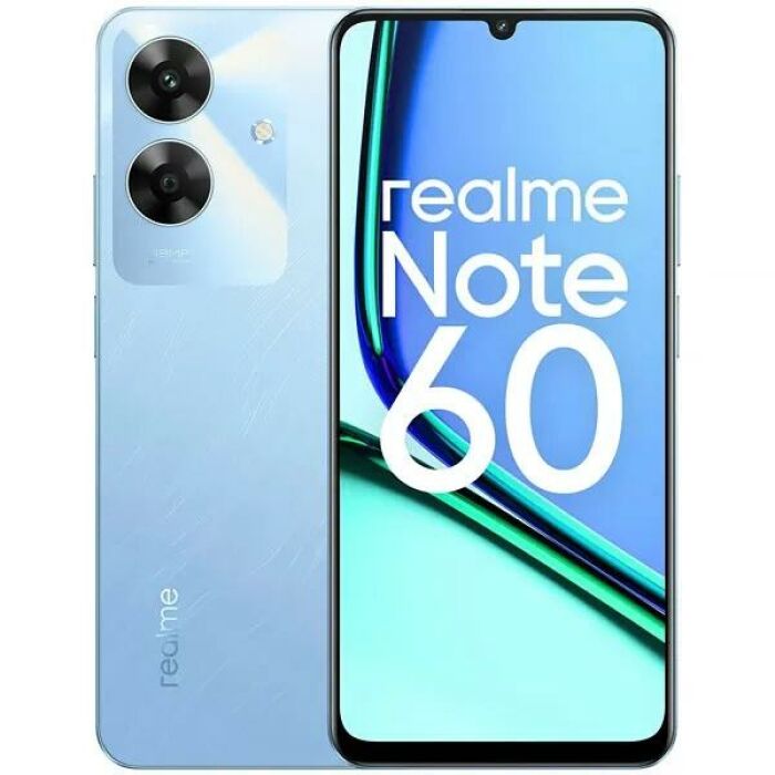 Imagem de Celular realme Note 60 RMX3933 Dual SIM de 256GB 4GB RAM de 6.74 32MP 5MP - Voyage Blue