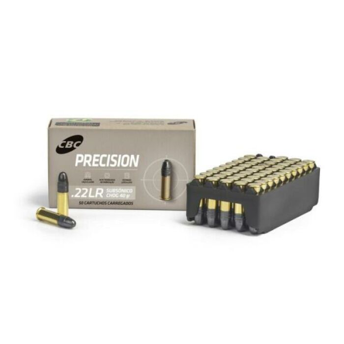 Imagem de CARTUCHO .22 LR CHOG 40GR PRECISION SUBSONICO CBC