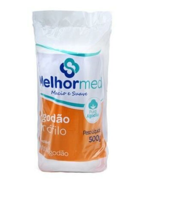 Imagem de ALGODAO HIDROFILO 500G ROLO   MELHORMED