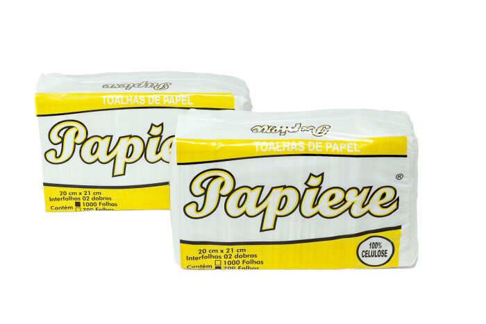 Imagem de PAPEL TOALHA 100% CELULOSE 20X21 FD C/1000 FLS