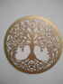 Imagem adicional 0 do item Mandala Árvore da Vida Decoração em MDF com Pedras Naturais