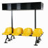 Imagem adicional 1 do item Banco Vestiário Duplo 04 Lugares com Nicho