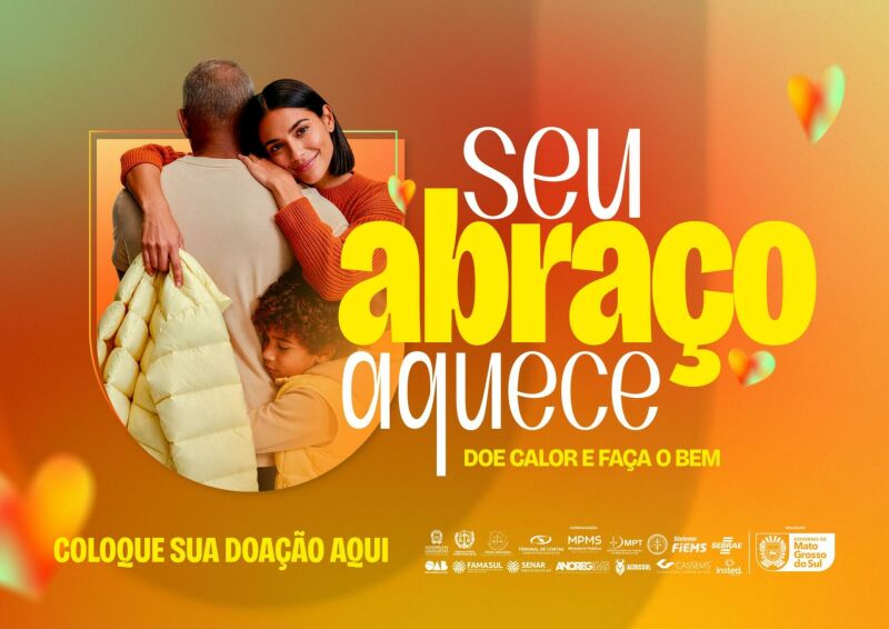 Imagem ilustrativa da matéria Bombeiros de MS participam da campanha “Seu Abraço Aquece” para arrecadar agasalhos