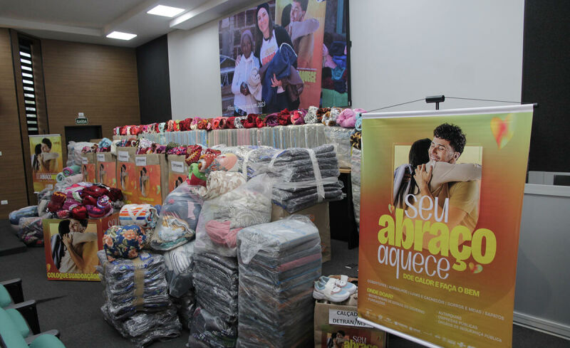 Imagem ilustrativa da matéria Detran recebe doações de agasalhos até 8 de maio em agências do Norte e Bolsão de MS