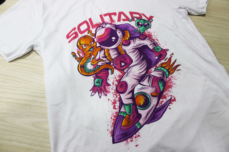 Imagem adicional 1 do item Camiseta Masculina Prime Estampa Foguete Solitary - MU1030