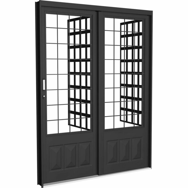 Imagem de https://cdn.interago.com.br/img/jpg/w_0_q_8/389/mc/Fotos/CRV/Porta de correr Lateral 2 folhas Romana com postigo