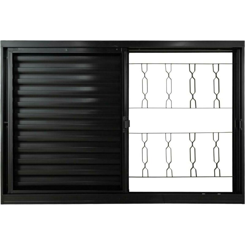 Imagem de https://cdn.interago.com.br/img/jpg/w_0_q_8/389/mc/Fotos/Inova Black/Veneziana 3 Folhas 1 Fixa com Grade Elo - 2