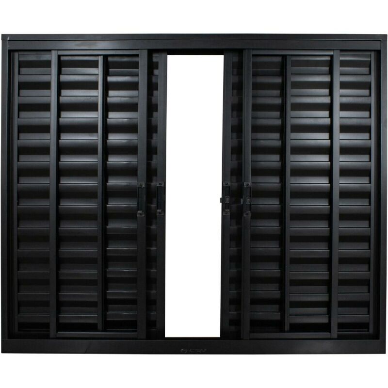 Imagem de https://cdn.interago.com.br/img/jpg/w_0_q_8/389/mc/Fotos/Standard Aluminio Black/Veneziana 6 Folhas 2 Fixas sem Grade