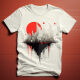 Imagem adicional 0 do item Camiseta Masculina de Algodão com Estampa de Cidade