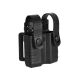 Imagem adicional 0 do item PORTA CARREGADOR DUPLO TAB LOCK PASSADOR PRETO - BÉLICA