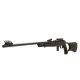 Imagem adicional 1 do item RIFLE CAL.22LR 21" CBC SEMIAUTO 7022 WAY CORONHA  THUMBHOLE POLIMERO PRETO - OXIDADO