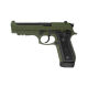 Imagem adicional 0 do item PISTOLA TAURUS PT59 OD GREEN TE - CARB.P.CERAKOTE- CAL.380ACP