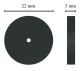 Imagem adicional 0 do item Disco de Silicone Reto Preto (Abrasivo)