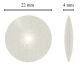 Imagem adicional 0 do item Disco de Silicone Lentilha Branco