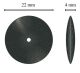 Imagem adicional 0 do item Disco de Silicone Lentilha Preto