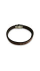 Imagem adicional 2 do item PULSEIRA DE COURO MASCULINA E FEMININA NO PAIN NO GAIN