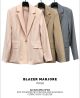 Imagem adicional 0 do item Blazer Alfaiataria Span Cinza Azulado - Nuki