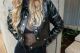 Imagem adicional 2 do item Jaqueta Vinil Preta - Olivia
