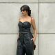 Imagem adicional 0 do item Corset Preto Couro -  Nuki